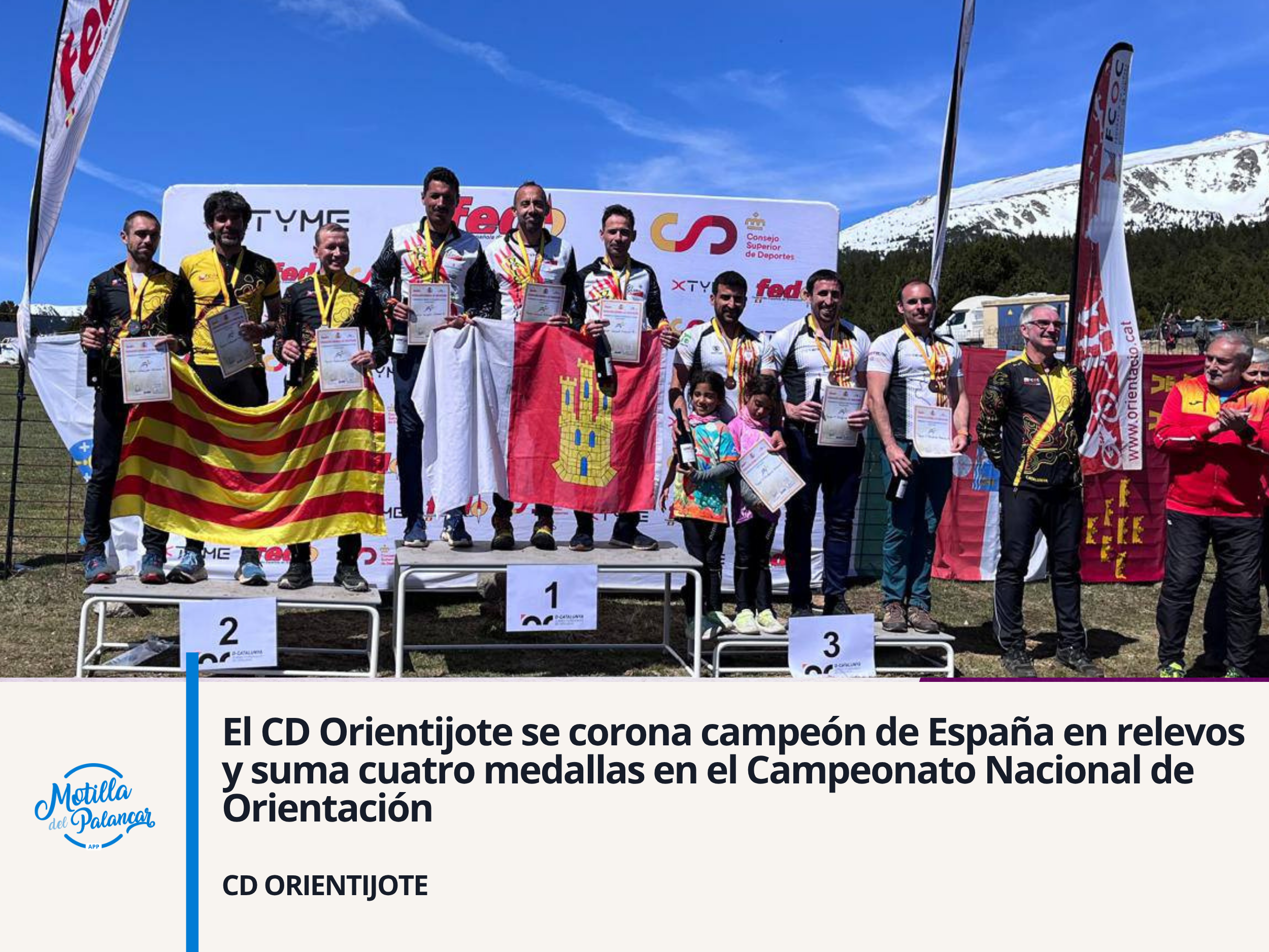 El Orientijote se corona campeón de España en relevos y suma cuatro medallas en el Campeonato Nacional de Orientación - imagen 1