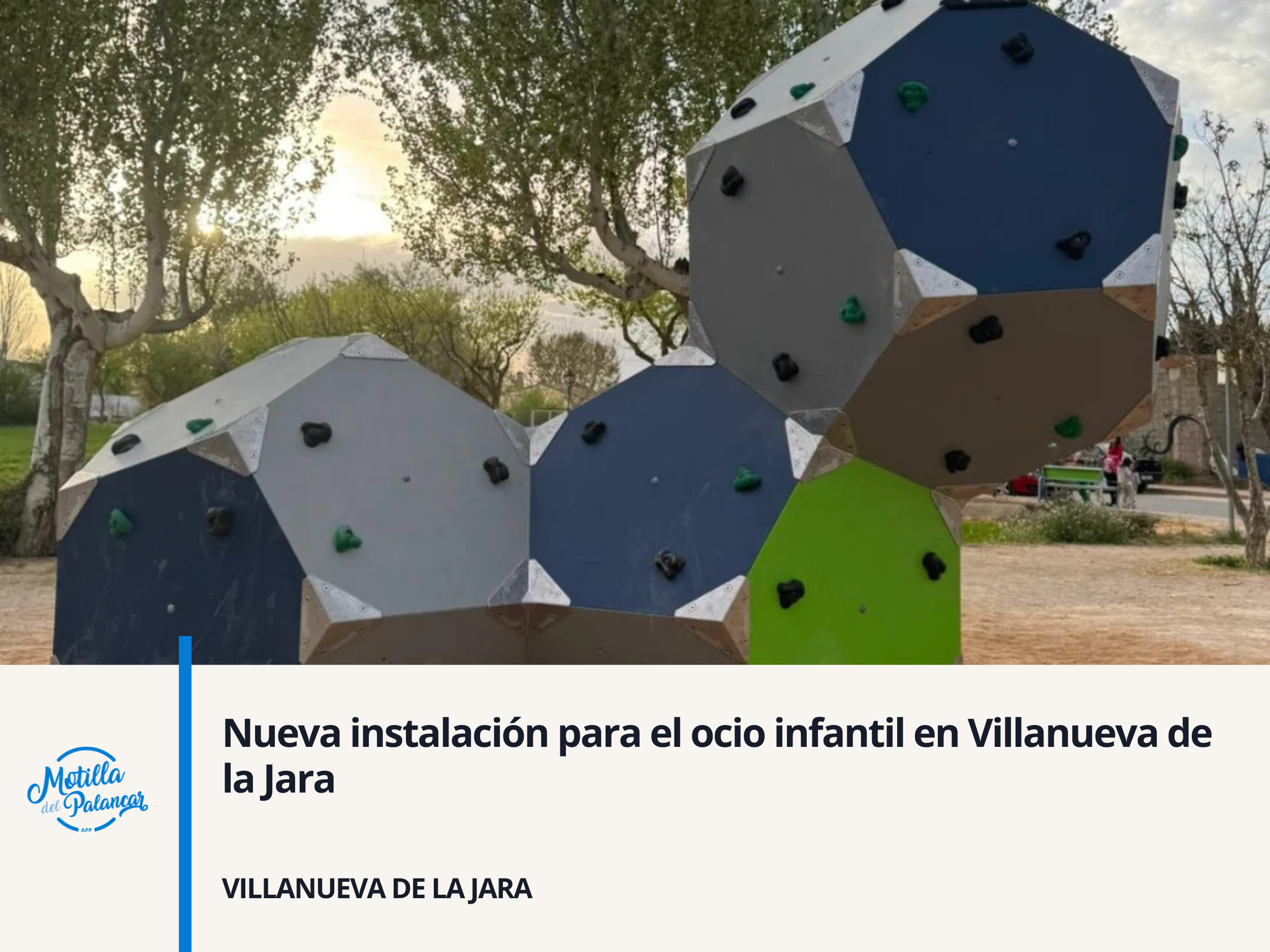Nueva instalación para el ocio infantil en Villanueva de la Jara - imagen 1