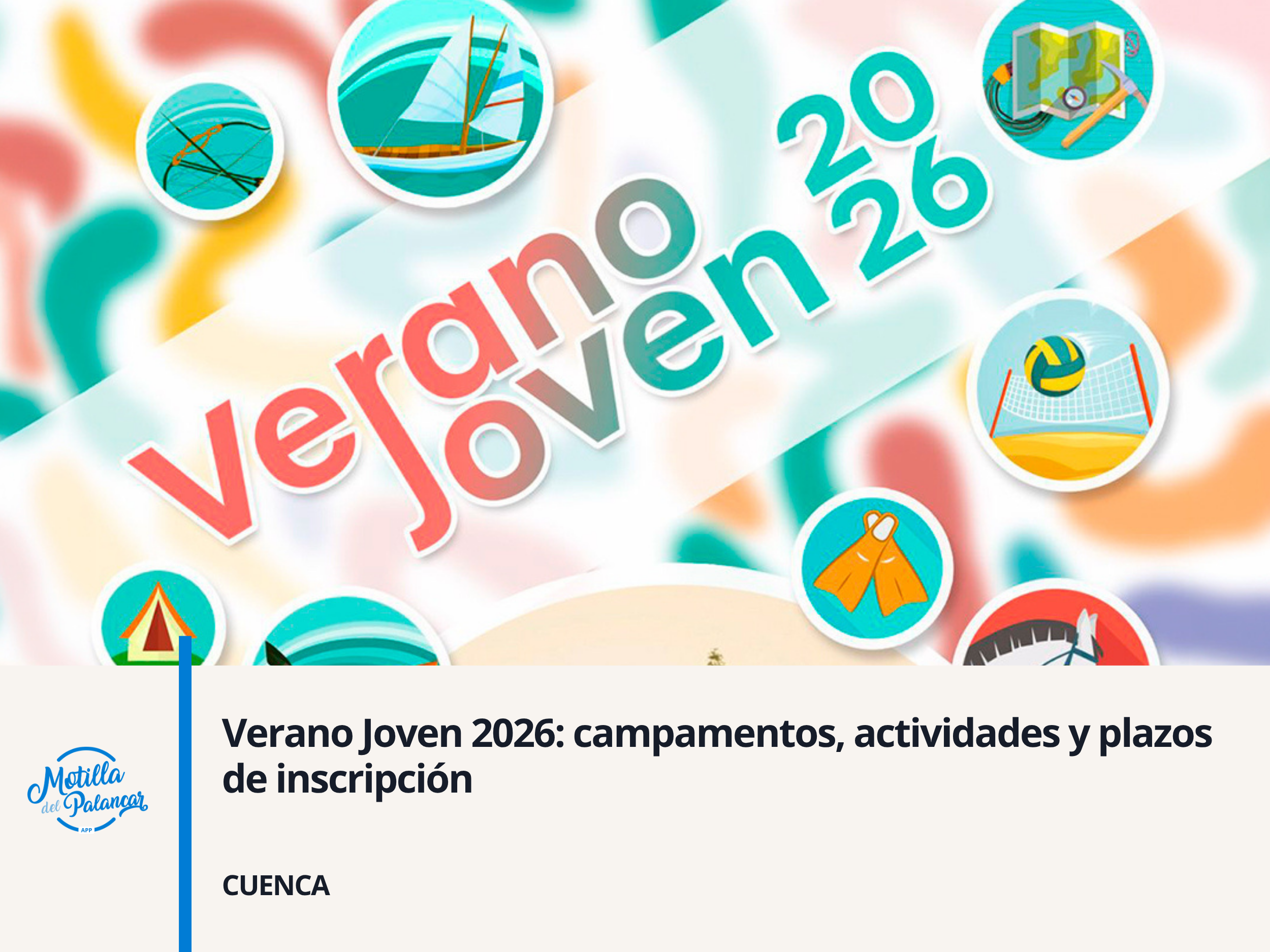 Verano Joven 2026: campamentos, actividades y plazos de inscripción  - imagen 1