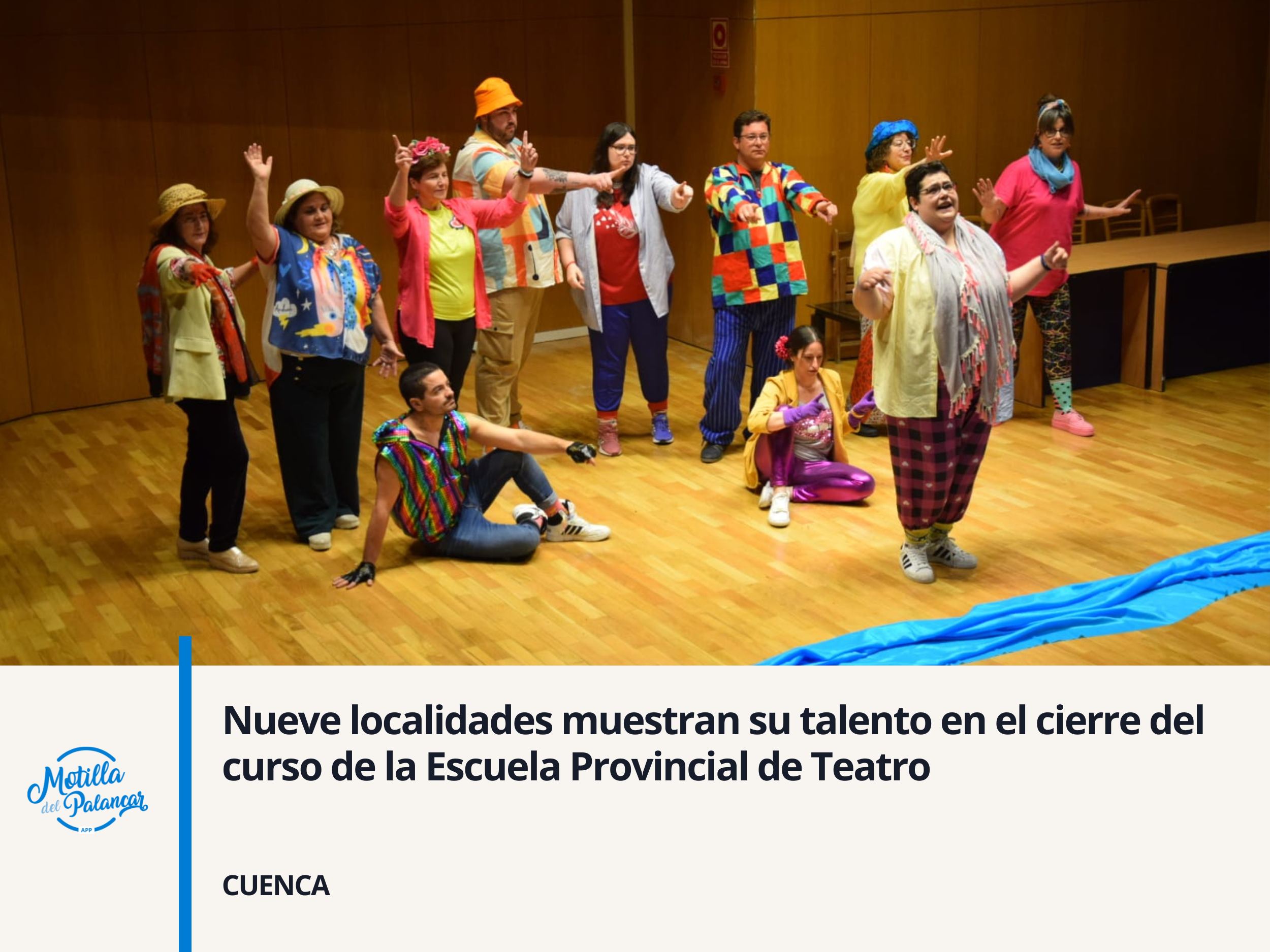 Nueve localidades muestran su talento en el cierre del curso de la Escuela Provincial de Teatro - imagen 1