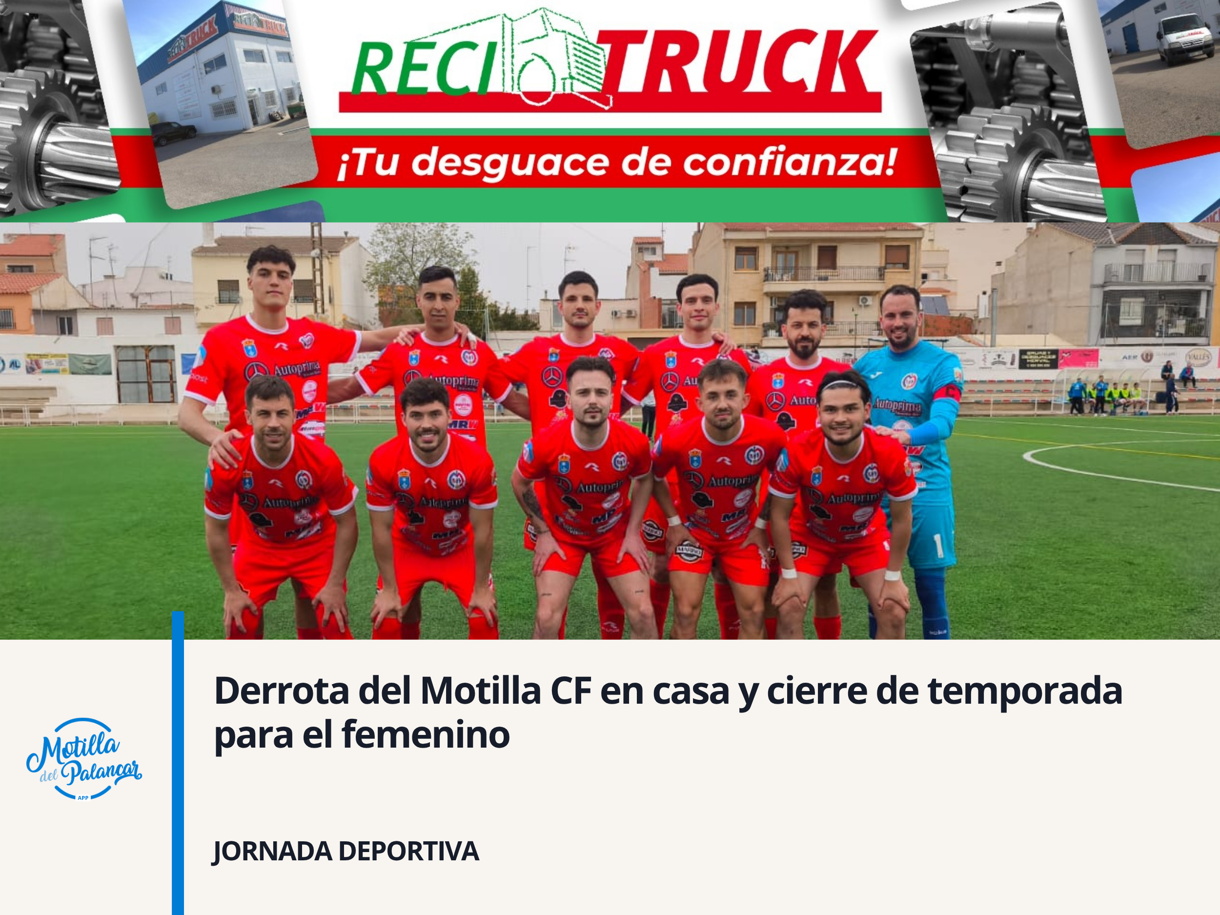 Derrota del Motilla CF en casa y cierre de temporada para el femenino - imagen 1