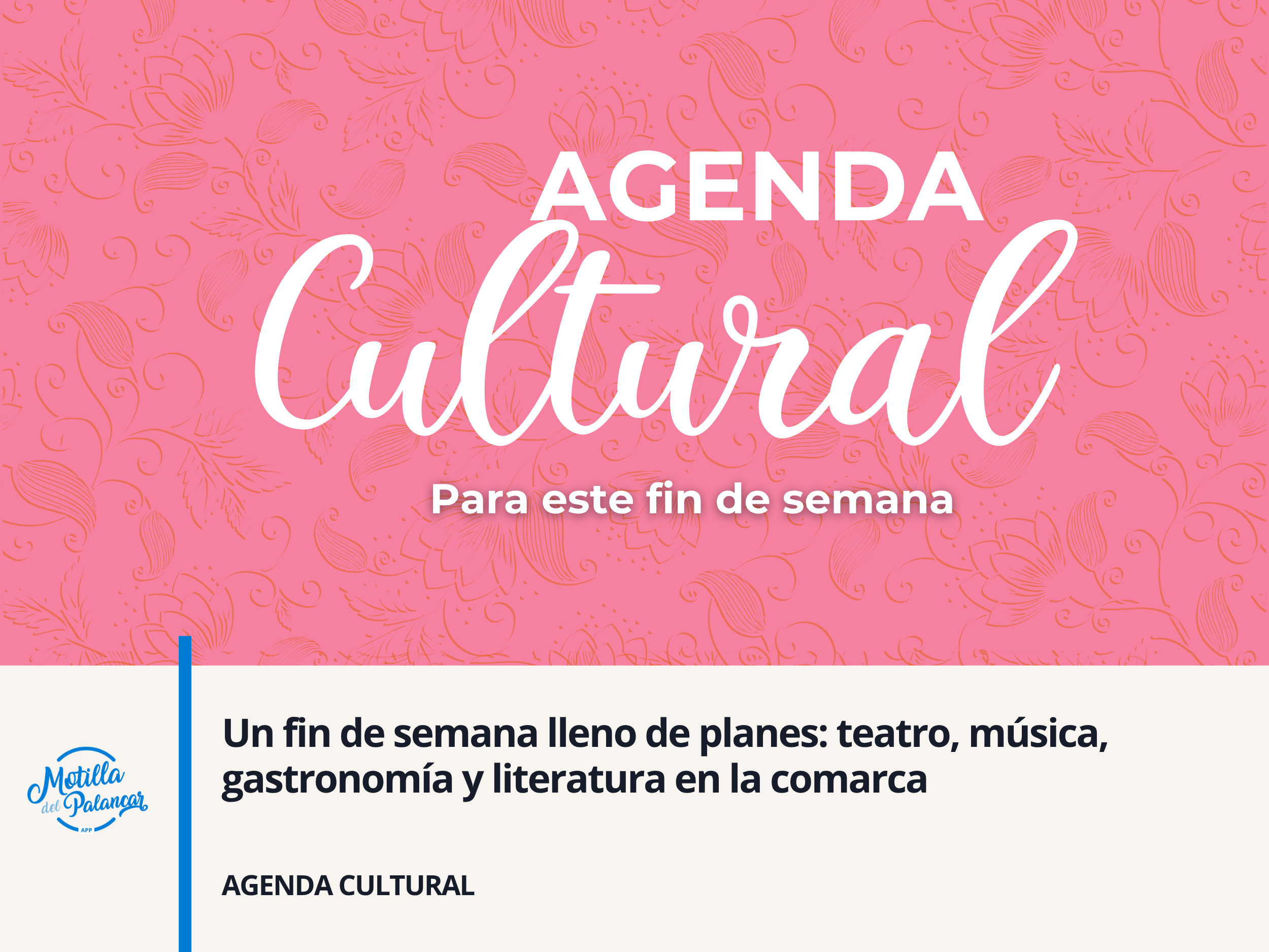 Un fin de semana lleno de planes: teatro, música, gastronomía y literatura en la comarca - imagen 1
