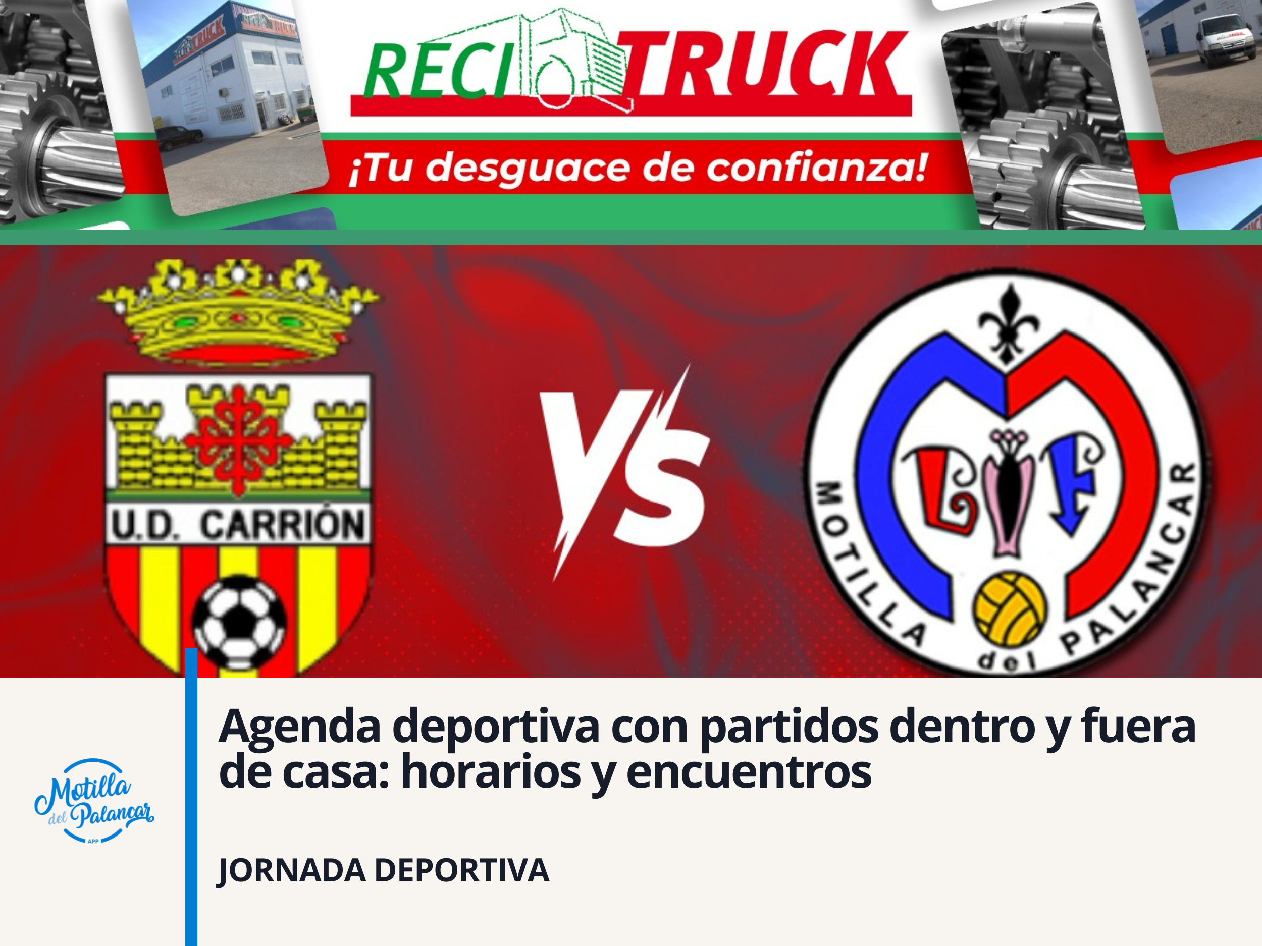 Agenda deportiva con partidos dentro y fuera de casa: horarios y encuentros - imagen 1