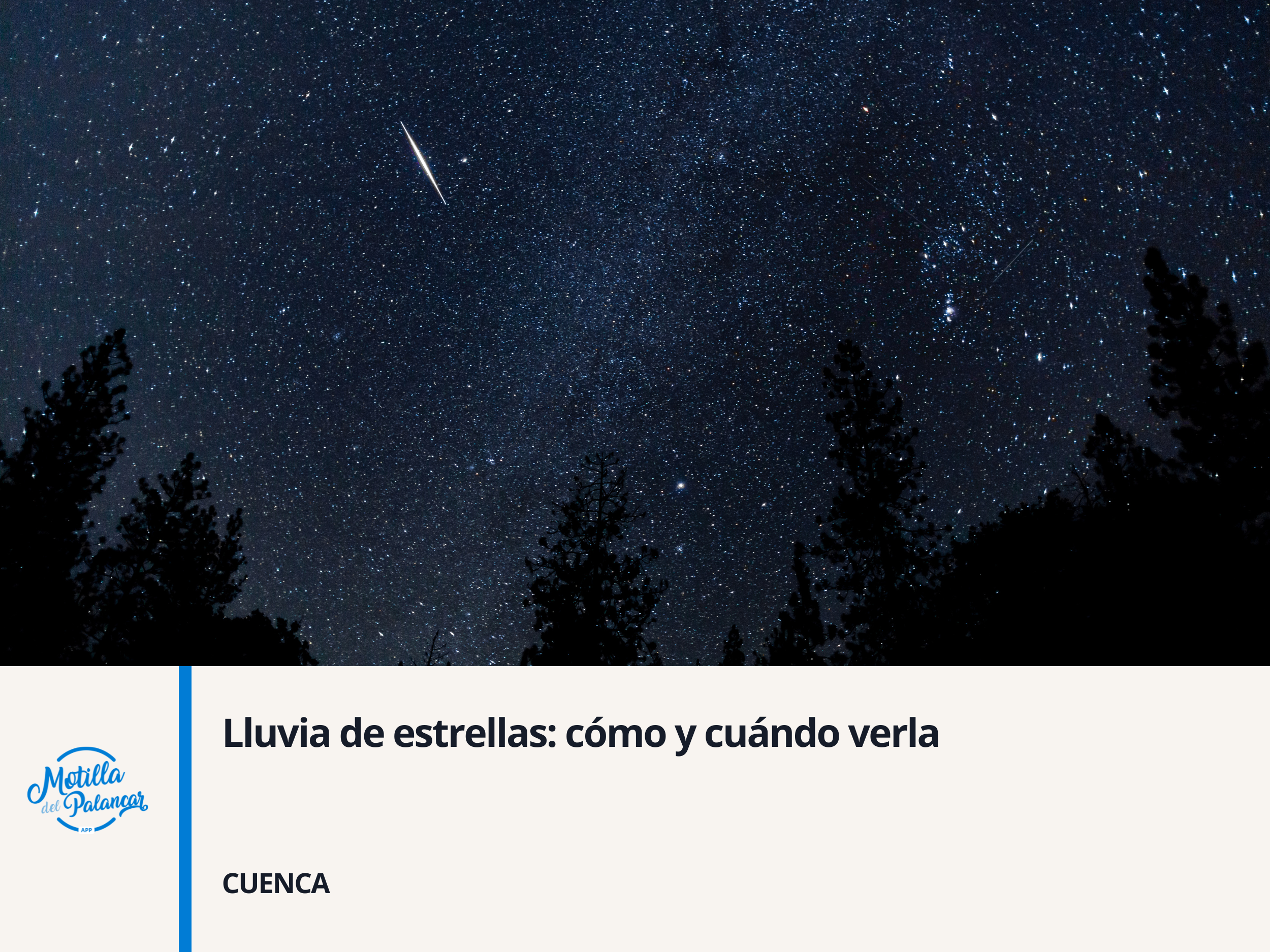 Lluvia de estrellas: cómo y cuándo verla  - imagen 1