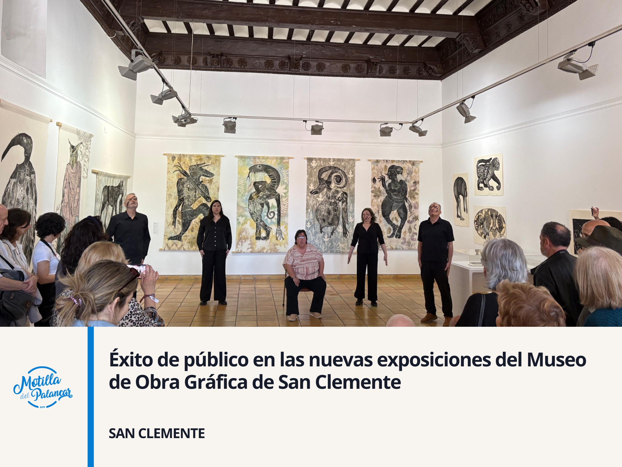 Éxito de público en las nuevas exposiciones del Museo de Obra Gráfica de San Clemente - imagen 1