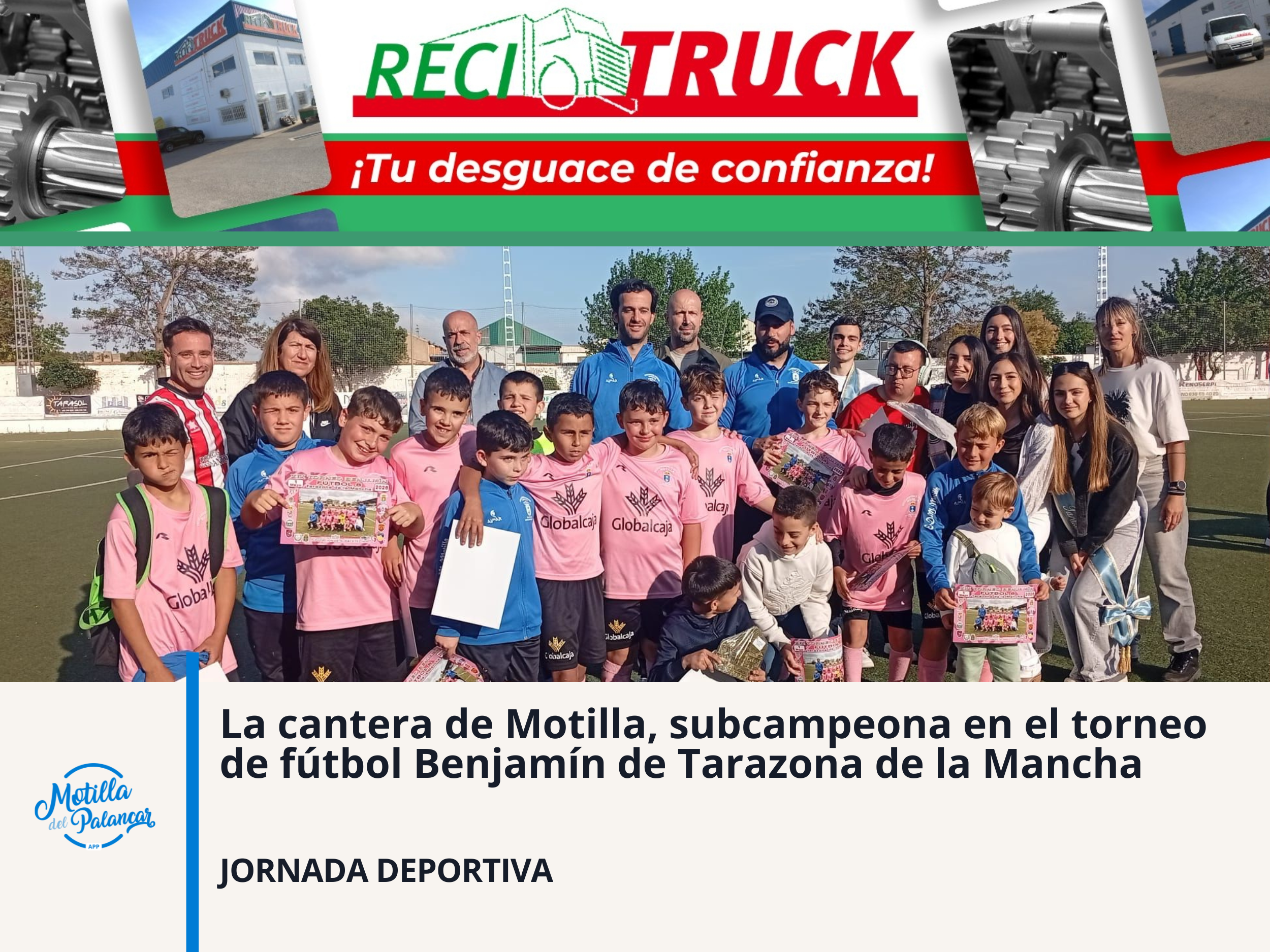 La cantera de Motilla, subcampeona en el torneo de fútbol Benjamín de Tarazona de la Mancha - imagen 1