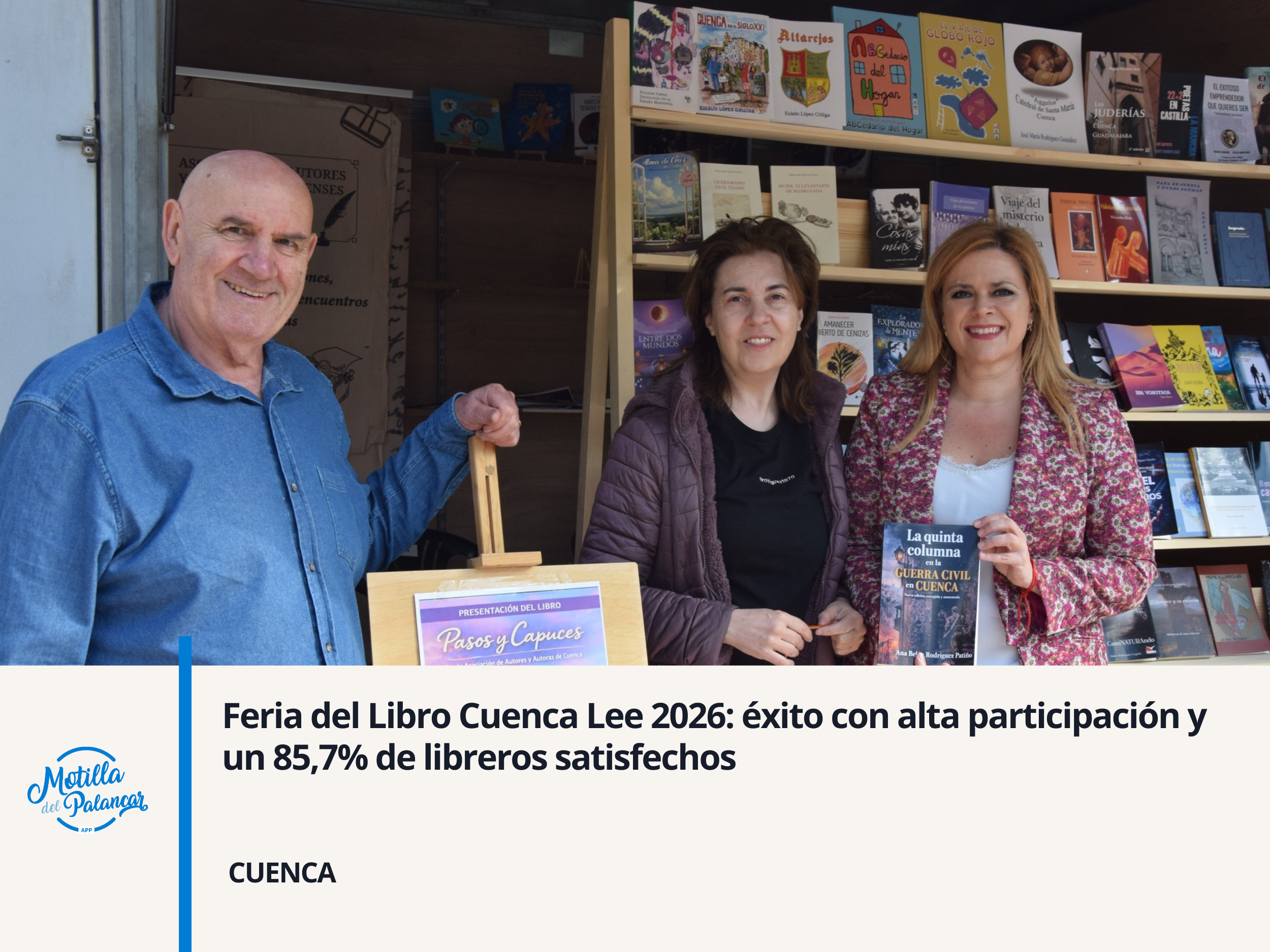 Feria del Libro Cuenca Lee 2026: éxito con alta participación y un 85,7 por ciento de libreros satisfechos - imagen 1