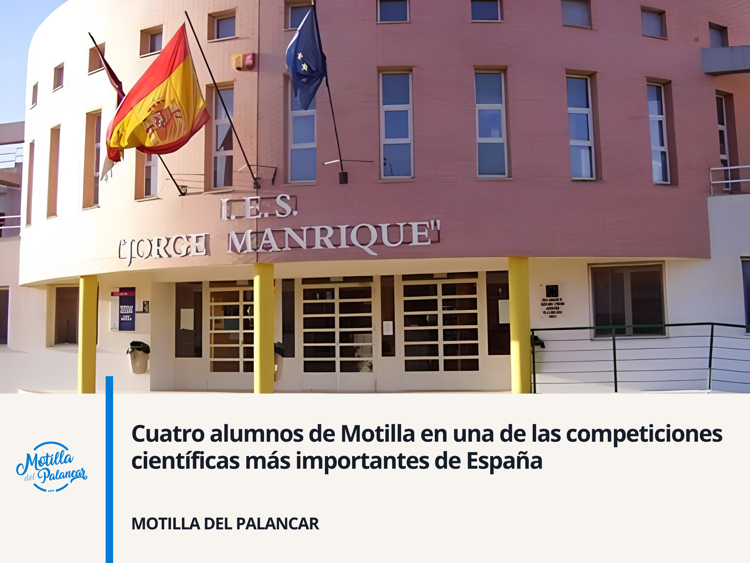 Cuatro alumnos de Motilla en una de las competiciones científicas más importantes de España - imagen 1