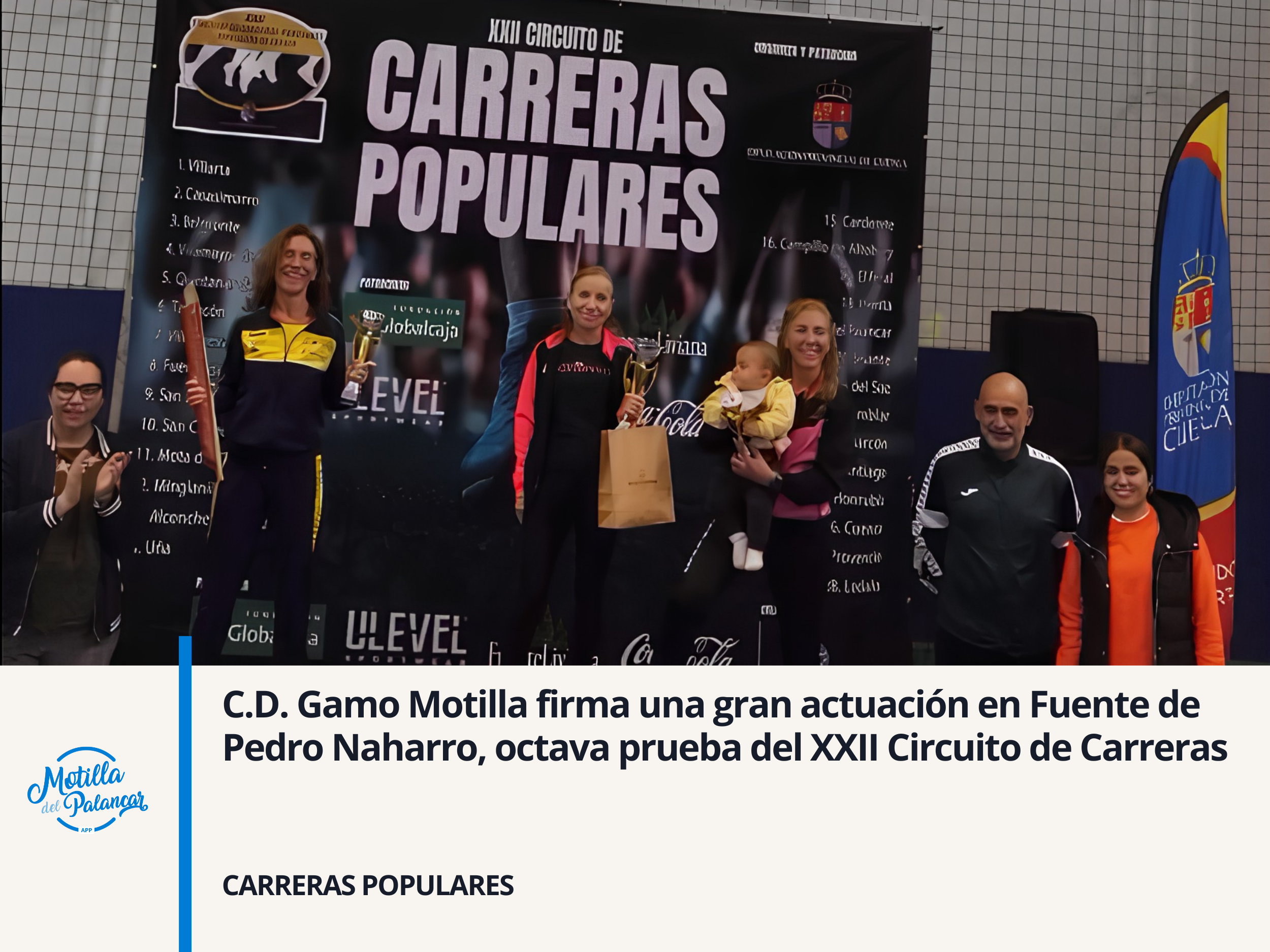 C.D. Gamo Motilla firma una gran actuación en Fuente de Pedro Naharro, octava prueba del XXII Circuito de Carreras - imagen 1