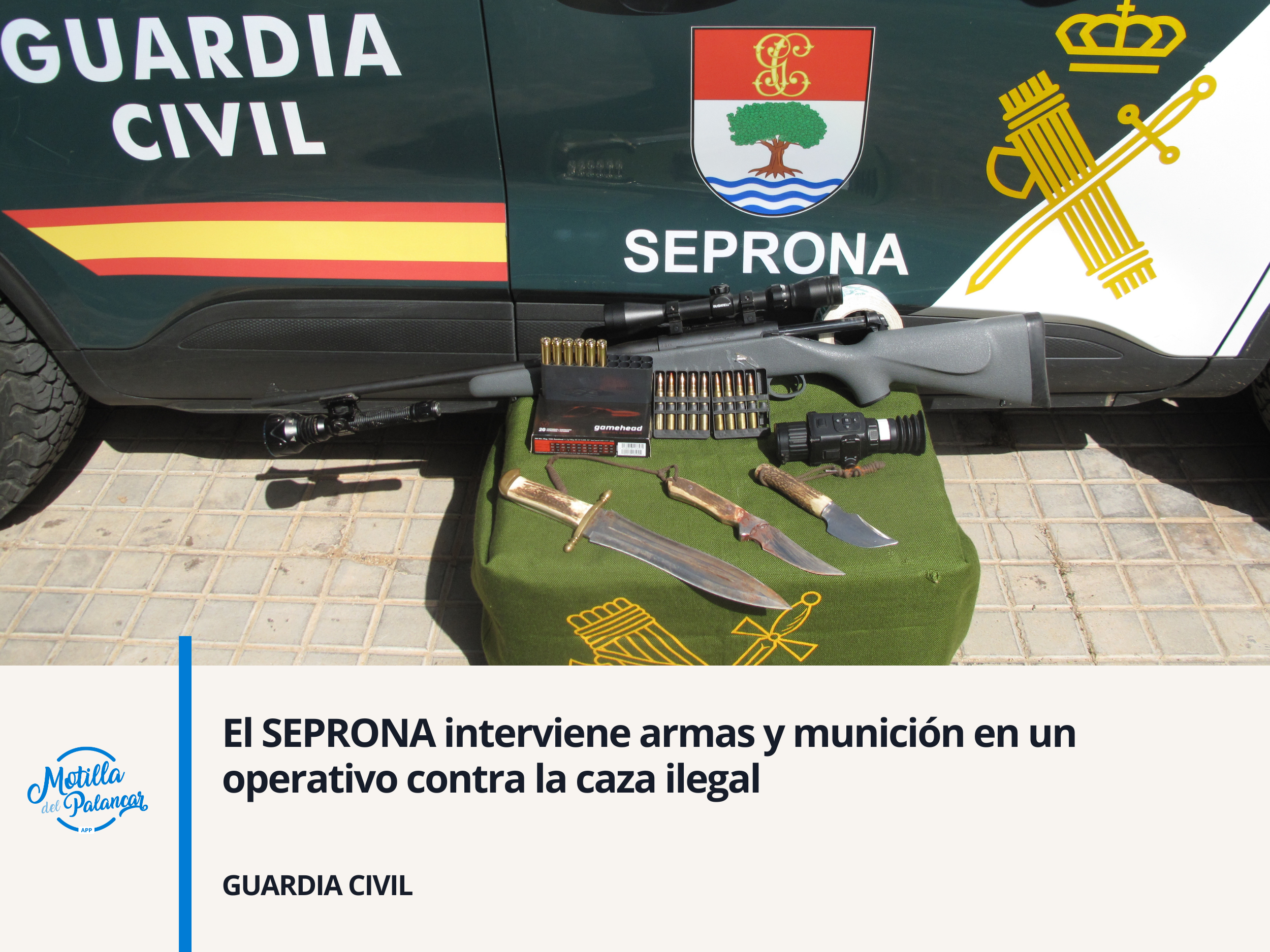 El SEPRONA interviene armas y munición en un operativo contra la caza ilegal - imagen 1
