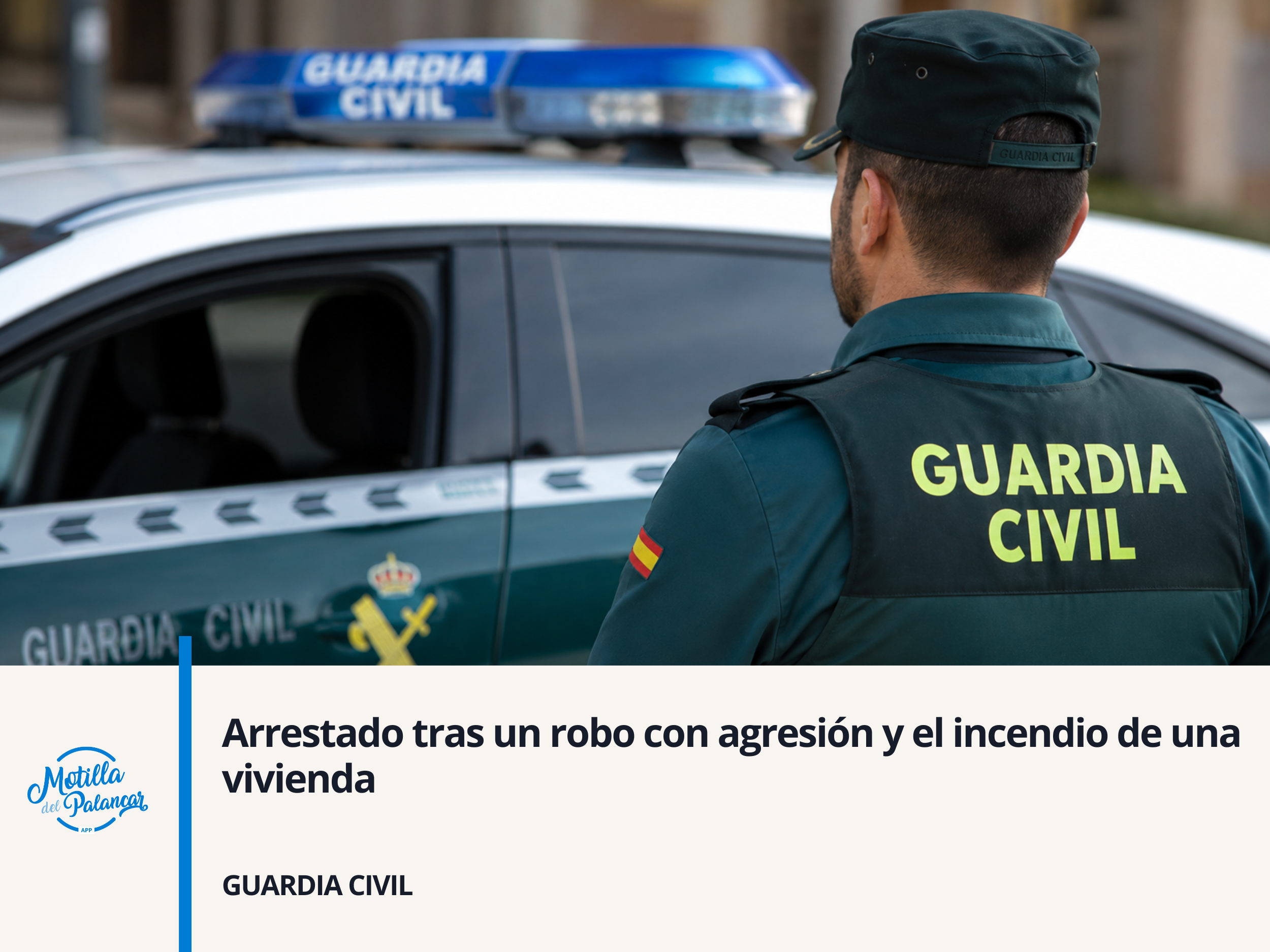  Arrestado tras un robo con agresión y el incendio de una vivienda - imagen 1