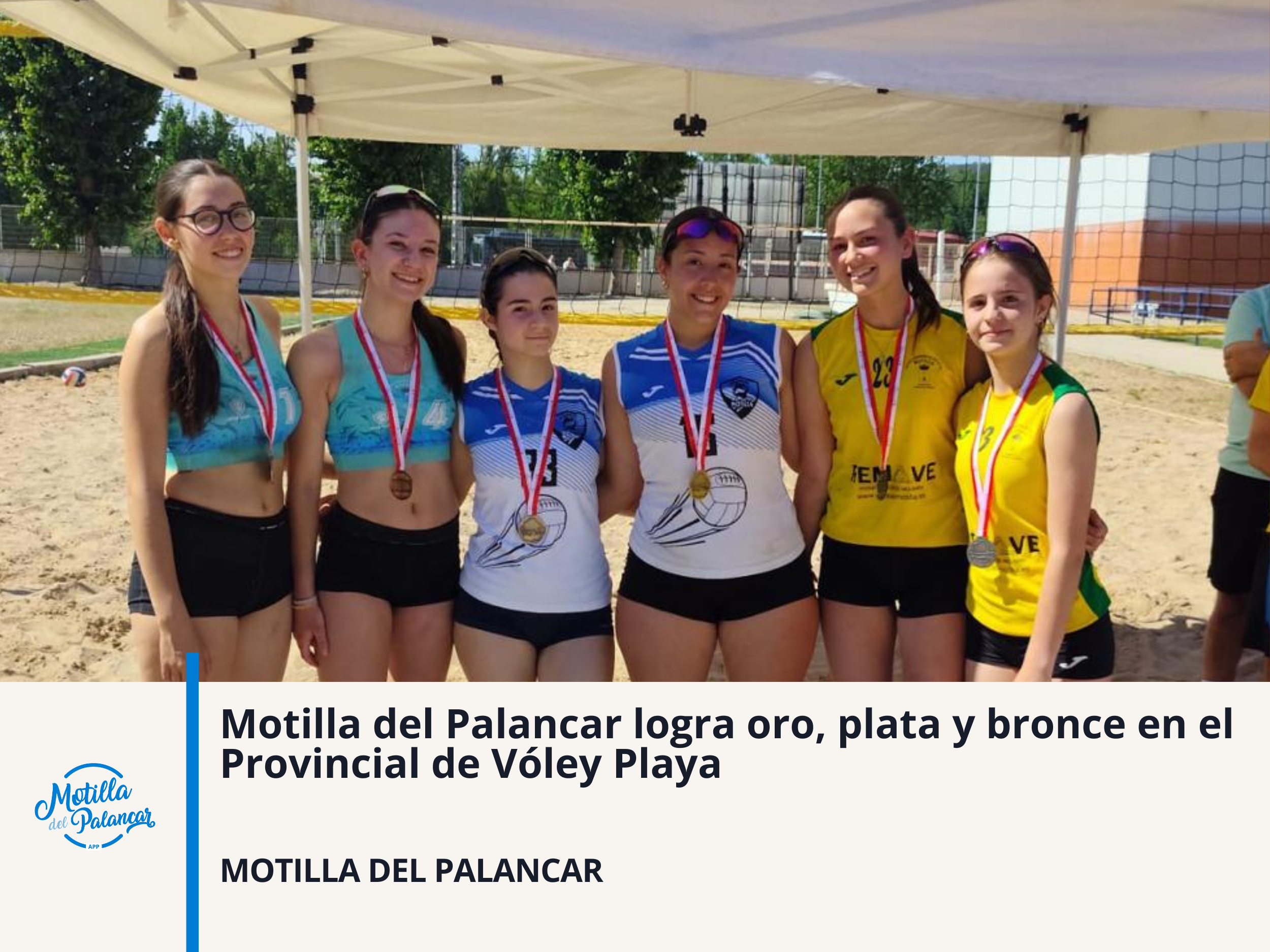 Motilla del Palancar logra oro, plata y bronce en el Provincial de Vóley Playa - imagen 1