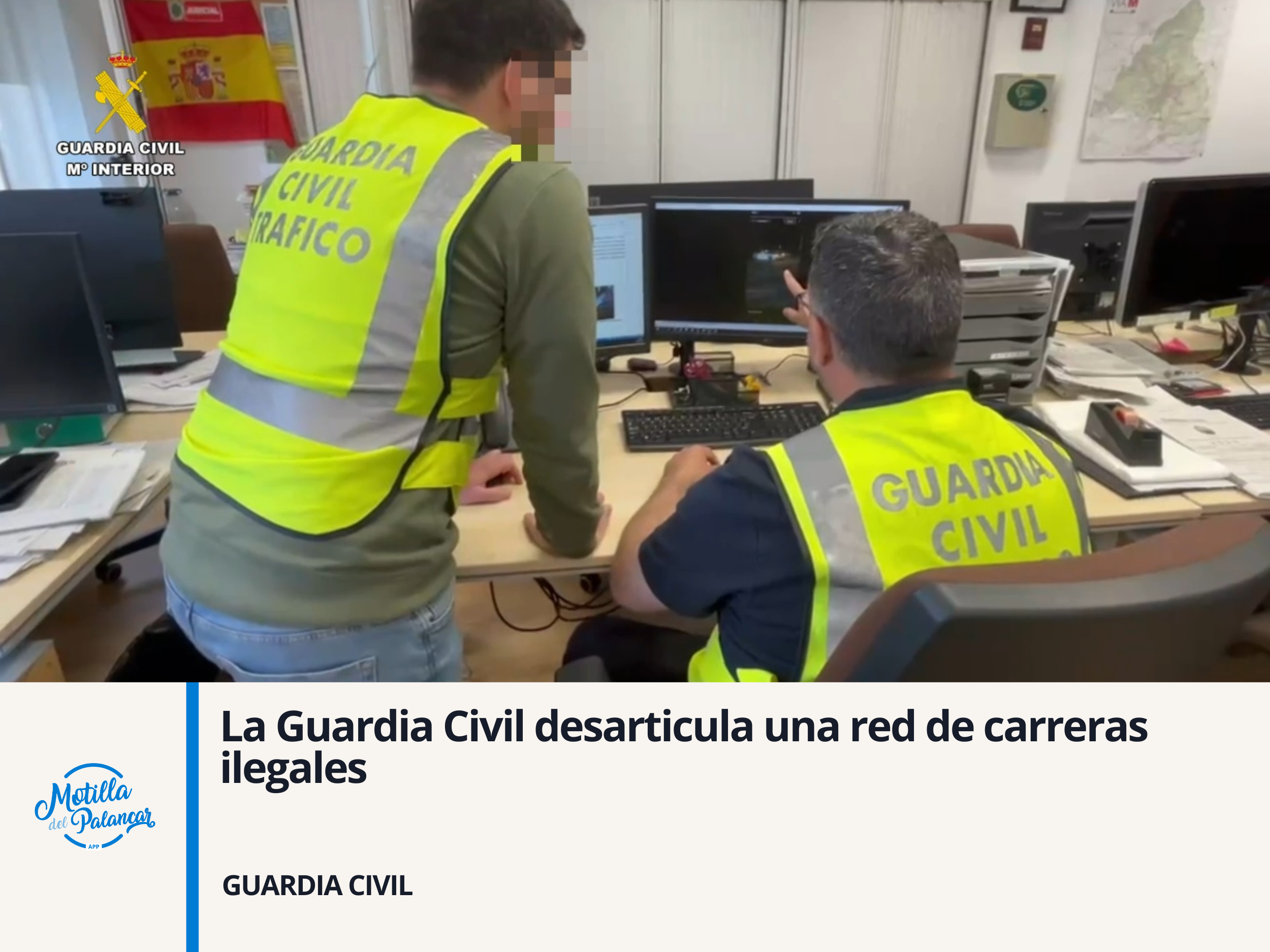 La Guardia Civil desarticula una red de carreras ilegales - imagen 1