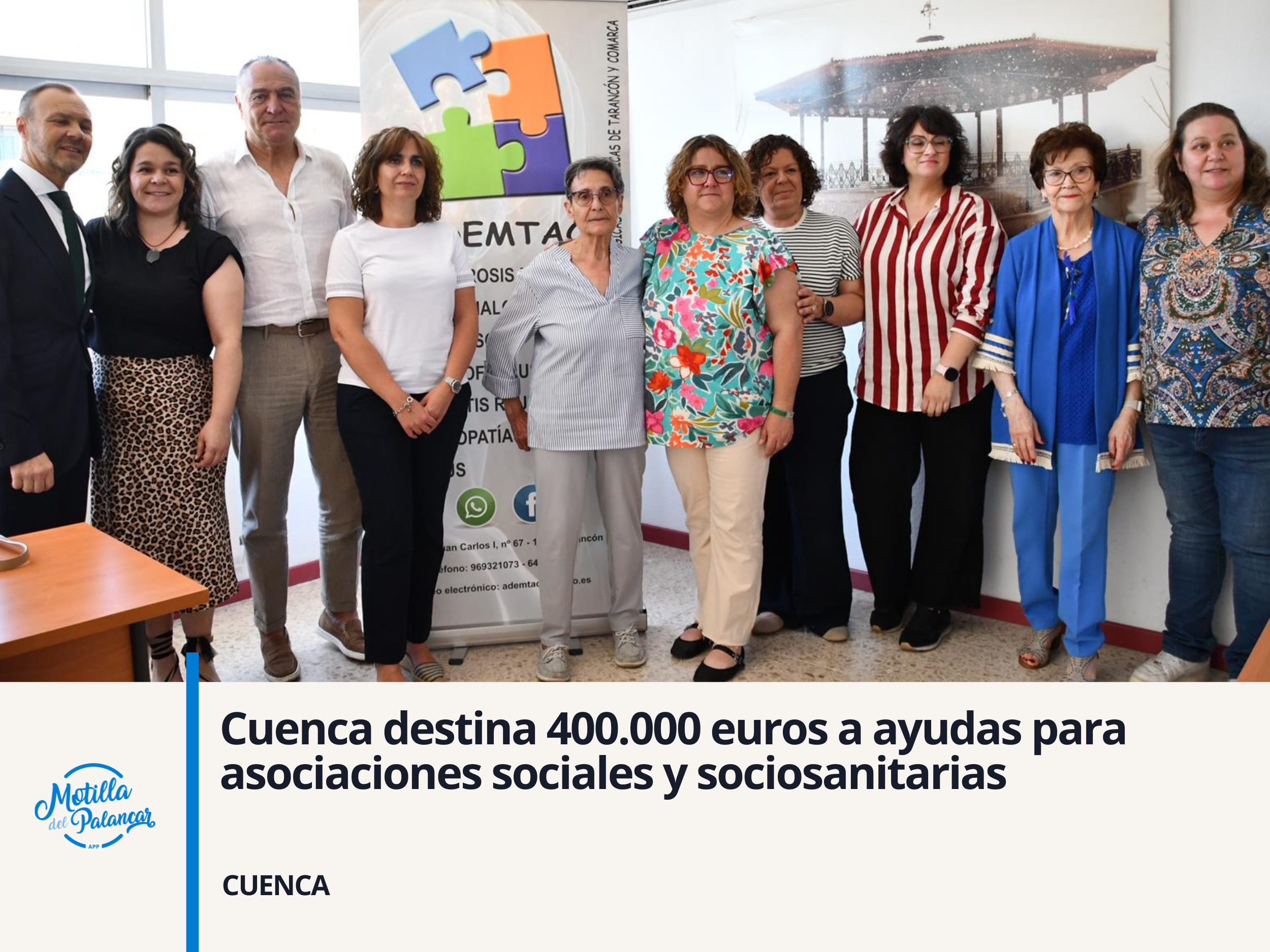 Cuenca destina 400.000 euros a ayudas para asociaciones sociales y sociosanitarias - imagen 1
