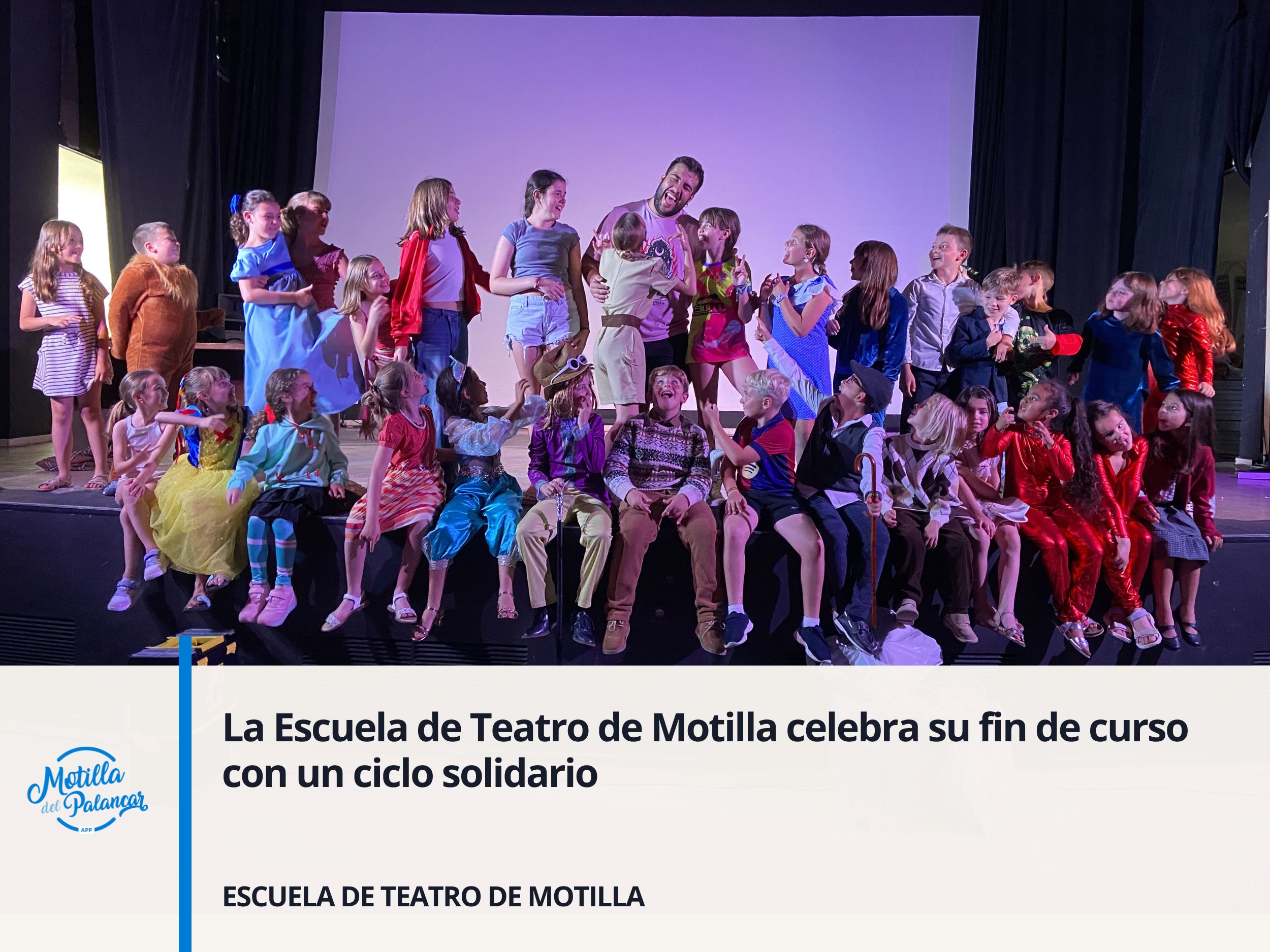 La Escuela de Teatro de Motilla celebra su fin de curso con un ciclo solidario - imagen 1