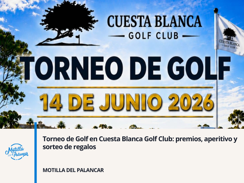 Torneo de Golf en Cuesta Blanca Golf Club: premios, aperitivo y sorteo de regalos - imagen 1