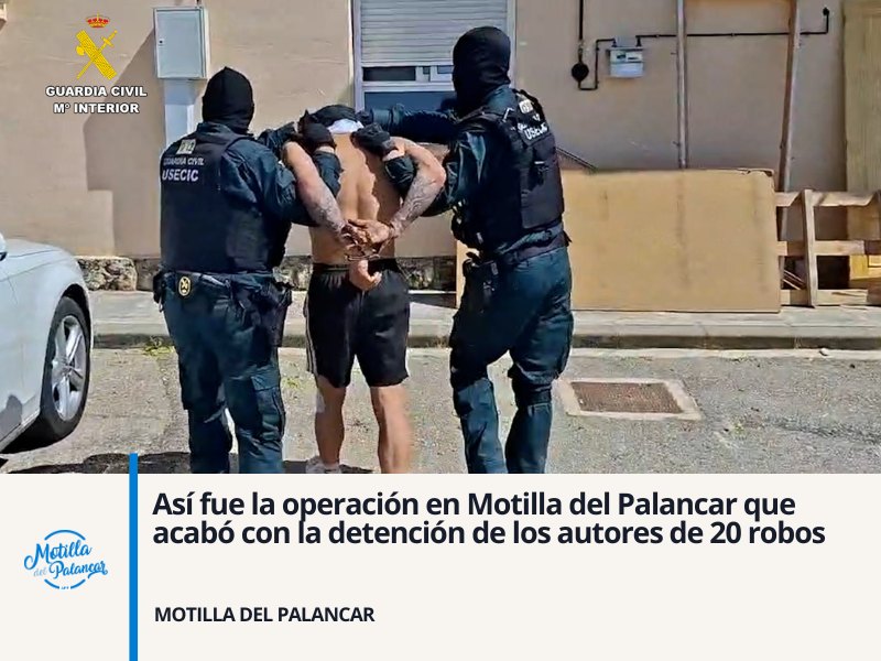 Así fue la operación en Motilla del Palancar que acabó con la detención de los autores de 20 robos - imagen 1