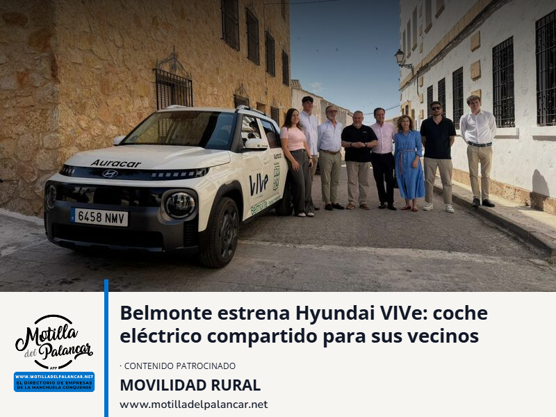 Belmonte estrena Hyundai VIVe: coche eléctrico compartido para sus vecinos - imagen 1