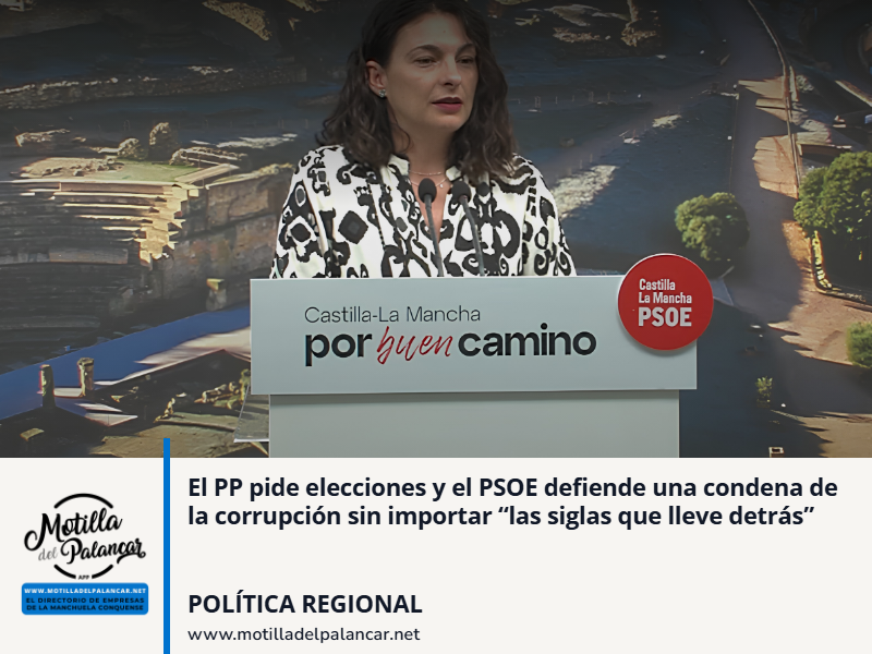 El PP pide elecciones y el PSOE defiende una condena de la corrupción sin importar “las siglas que lleve detrás” - imagen 1