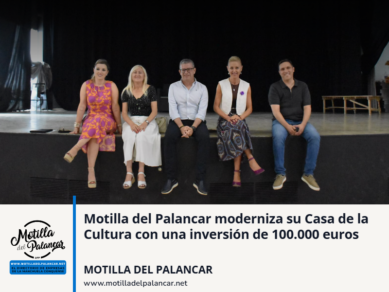 Motilla del Palancar moderniza su Casa de la Cultura con una inversión de 100.000 euros - imagen 1