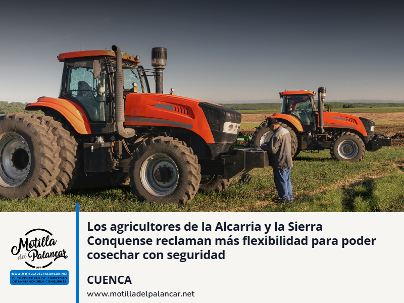Los agricultores de la Alcarria y la Sierra Conquense reclaman más flexibilidad para poder cosechar con seguridad - imagen 1