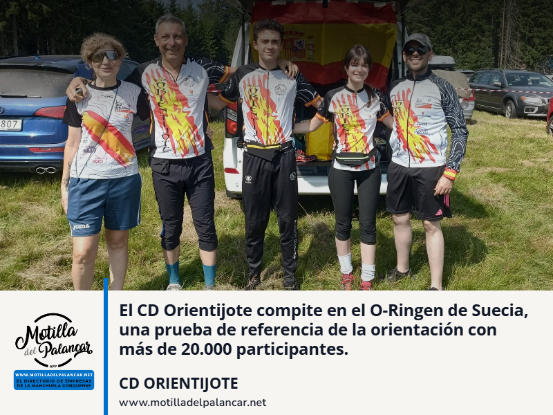 El CD Orientijote compite en el O-Ringen de Suecia, una prueba de referencia de la orientación con más de 20.000 participantes. - imagen 1