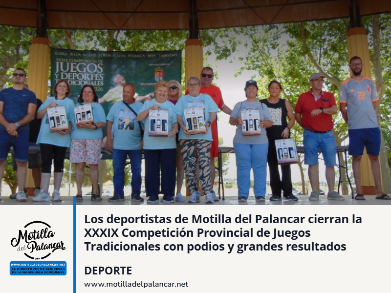 Los deportistas de Motilla del Palancar cierran la XXXIX Competición Provincial de Juegos Tradicionales con podios y grandes resultados - imagen 1