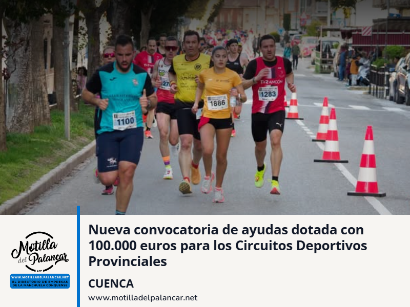Nueva convocatoria de ayudas dotada con 100.000 euros para los Circuitos Deportivos Provinciales - imagen 1