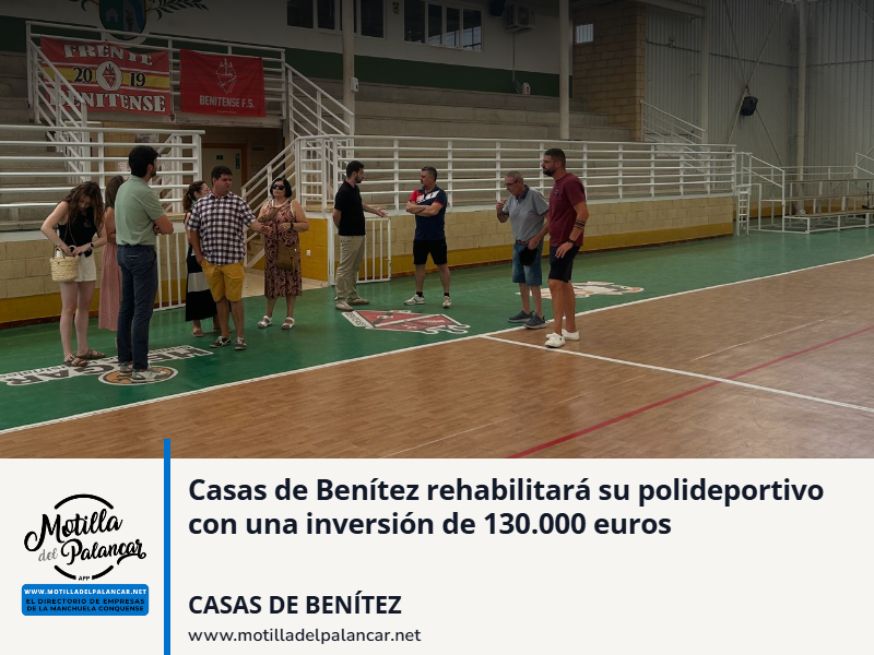 Casas de Benítez rehabilitará su polideportivo con una inversión de 130.000 euros - imagen 1