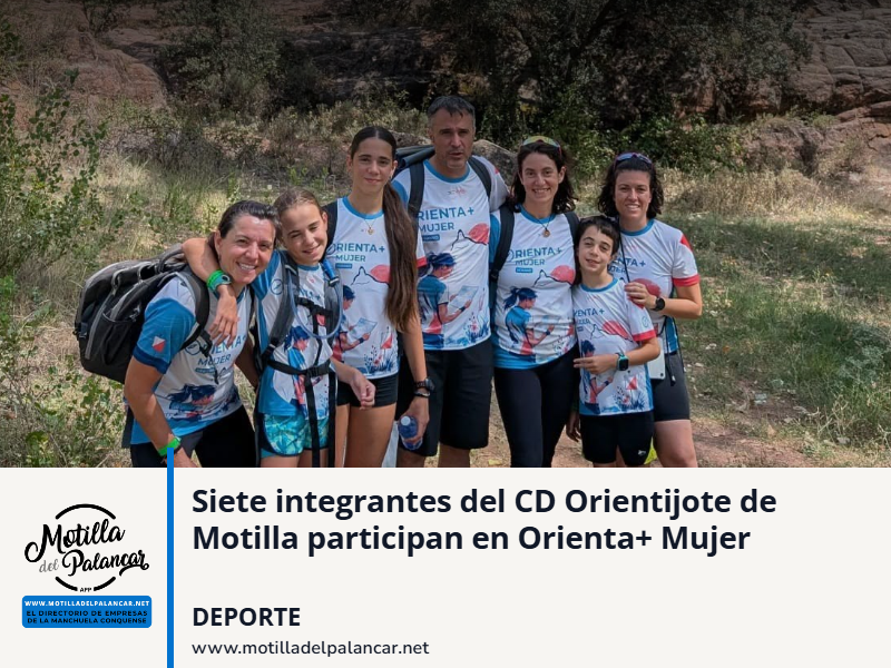 Siete integrantes del CD Orientijote de Motilla participan en Orienta+ Mujer - imagen 1