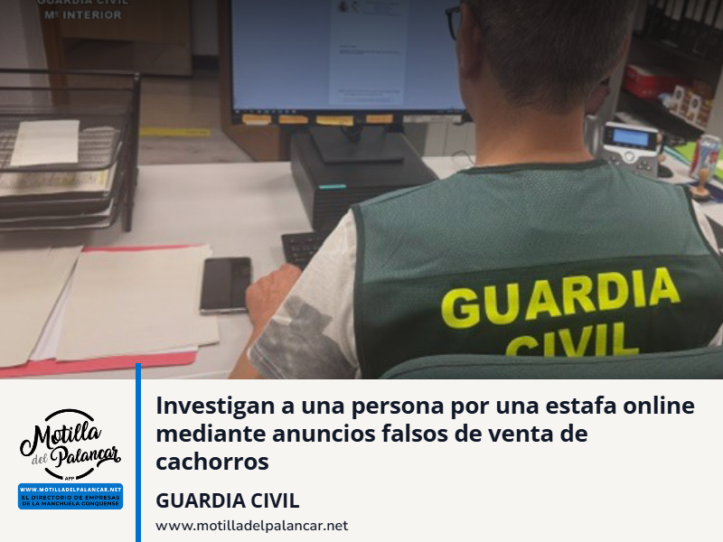 Investigan a una persona por una estafa online mediante anuncios falsos de venta de cachorros - imagen 1