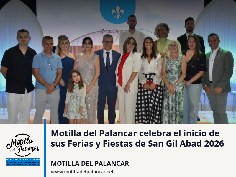 Motilla del Palancar celebra el inicio de sus Ferias y Fiestas de San Gil Abad 2026 - imagen 1