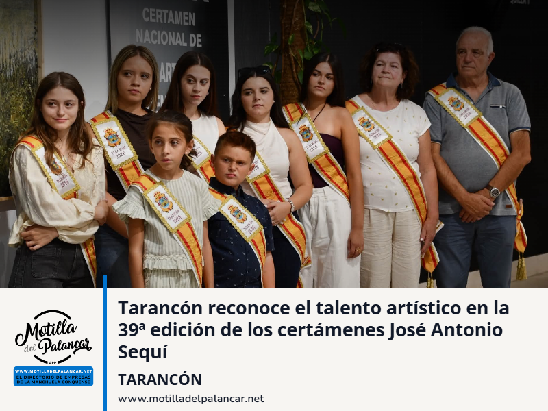 Tarancón reconoce el talento artístico en la 39ª edición de los certámenes José Antonio Sequí - imagen 1