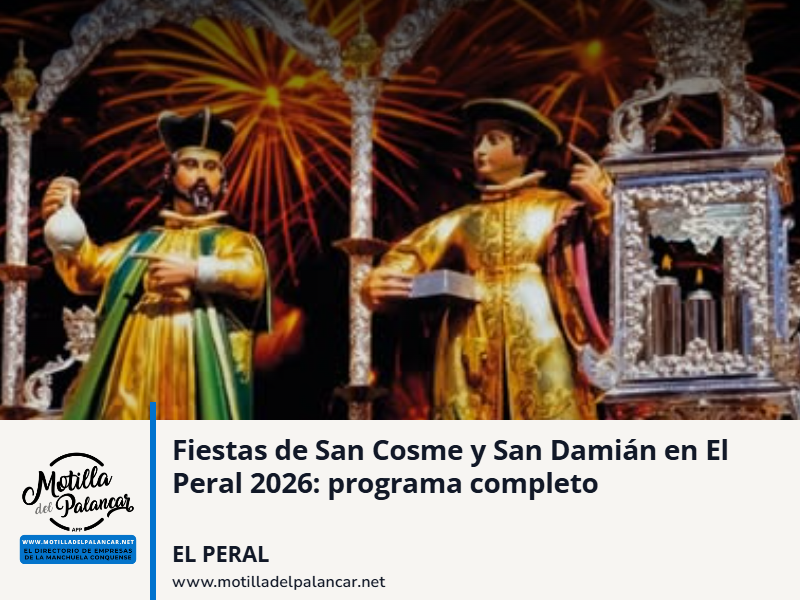 Fiestas de San Cosme y San Damián en El Peral 2026: programa completo - imagen 1