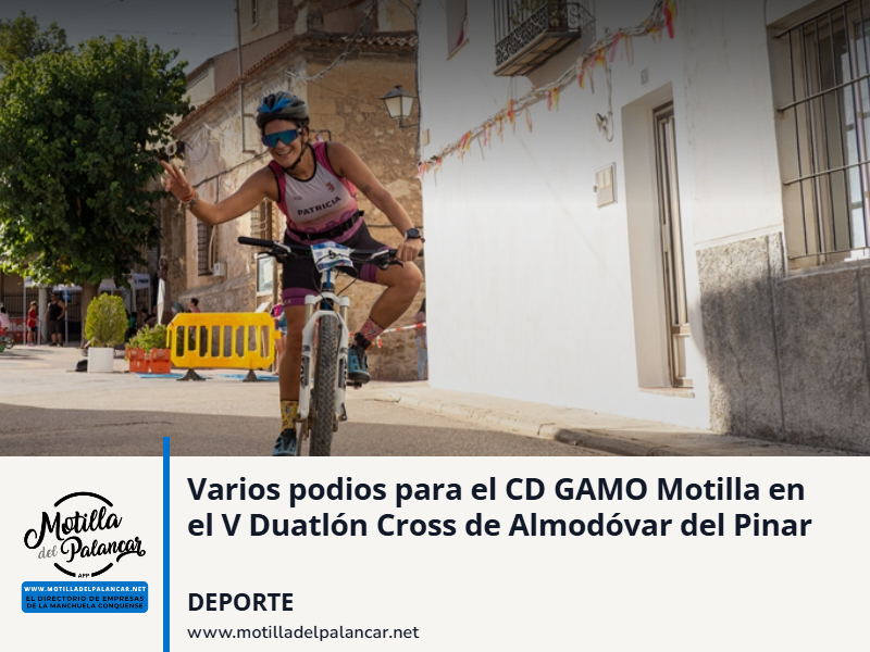 Varios podios para el CD GAMO Motilla en el V Duatlón Cross de Almodóvar del Pinar - imagen 1