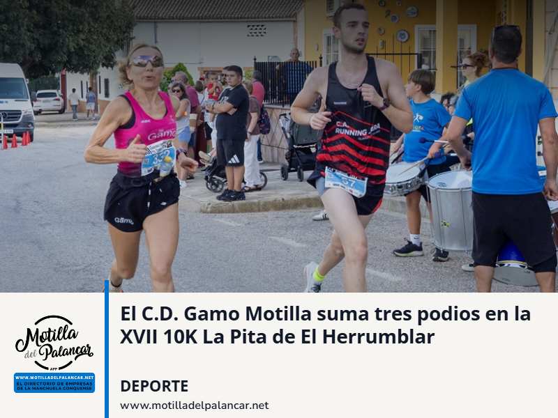 El C.D. Gamo Motilla suma tres podios en la XVII 10K La Pita de El Herrumblar - imagen 1
