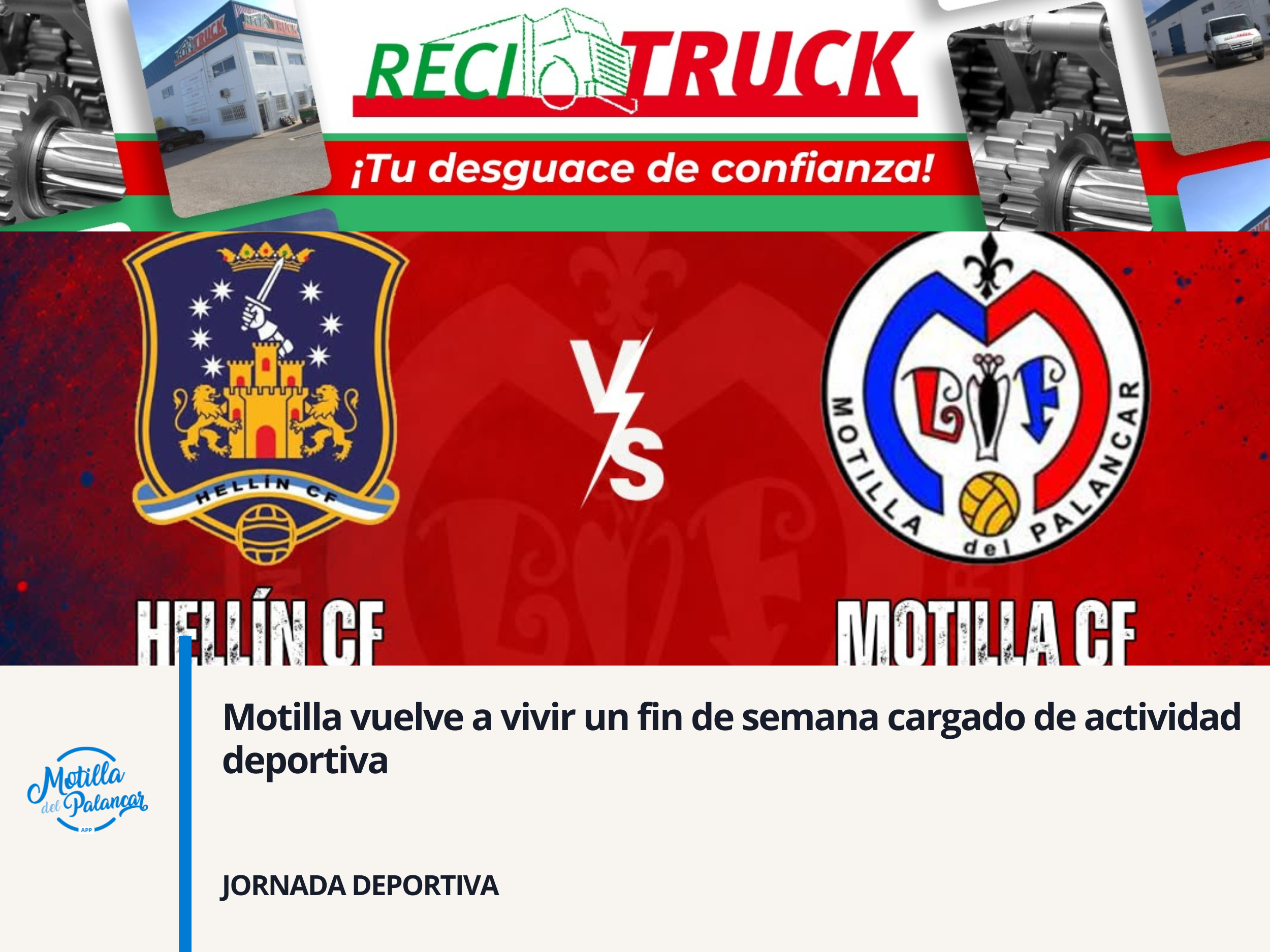 Motilla vuelve a vivir un fin de semana cargado de actividad deportiva - imagen 1