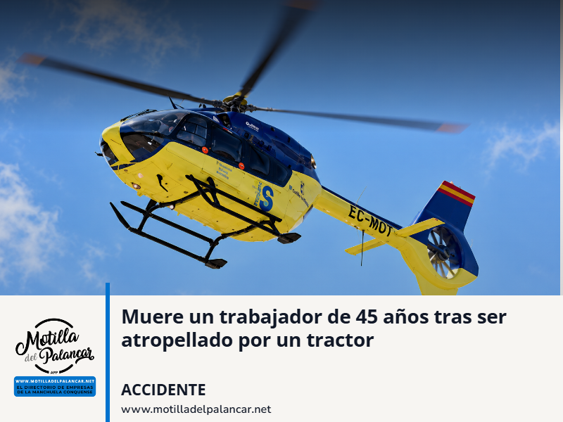 Muere un trabajador de 45 años tras ser atropellado por un tractor - imagen 1