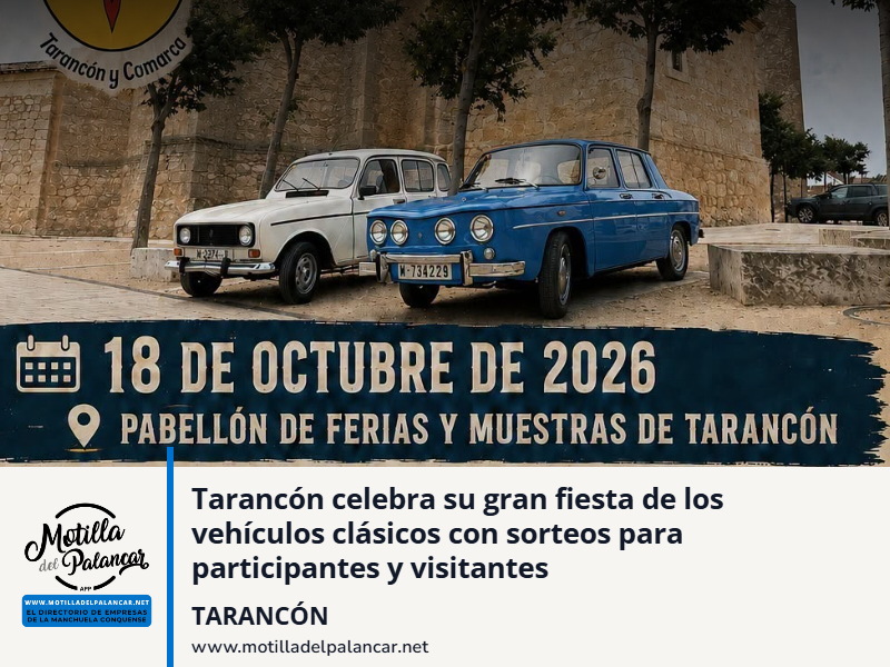Tarancón celebra su gran fiesta de los vehículos clásicos con sorteos para participantes y visitantes - imagen 1