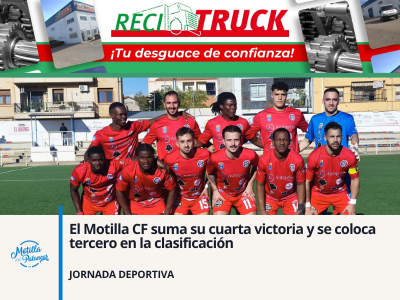 El Motilla CF suma su cuarta victoria y se coloca tercero en la clasificación