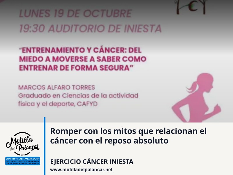 Romper con los mitos que relacionan el cáncer con el reposo absoluto - imagen 1