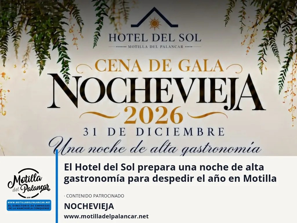 El Hotel del Sol prepara una noche de alta gastronomía para despedir el año en Motilla - imagen 1