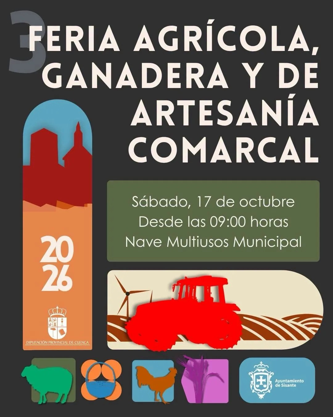 Sisante celebra la III Feria Agrícola, Ganadera y de Artesanía Comarcal - imagen 2
