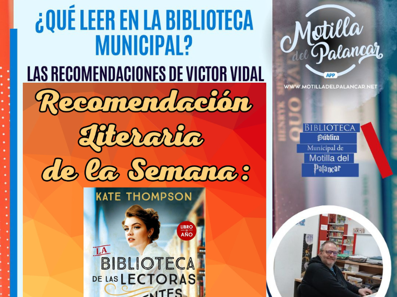 La recomendación semanal de Víctor Vidal: ¿Qué leer en la Biblioteca Municipal? - imagen 1