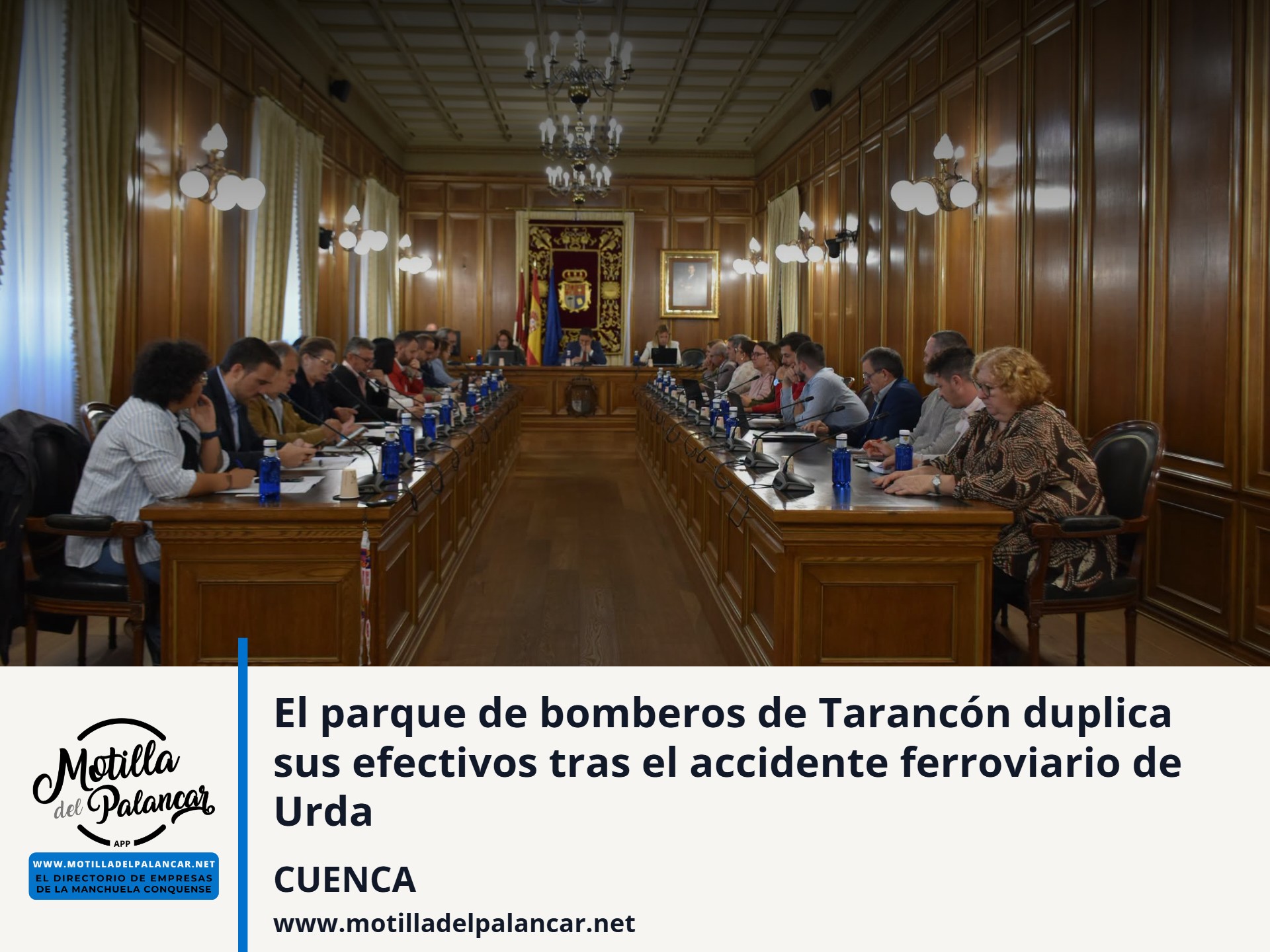 El parque de bomberos de Tarancón duplica sus efectivos tras el accidente ferroviario de Urda - imagen 1