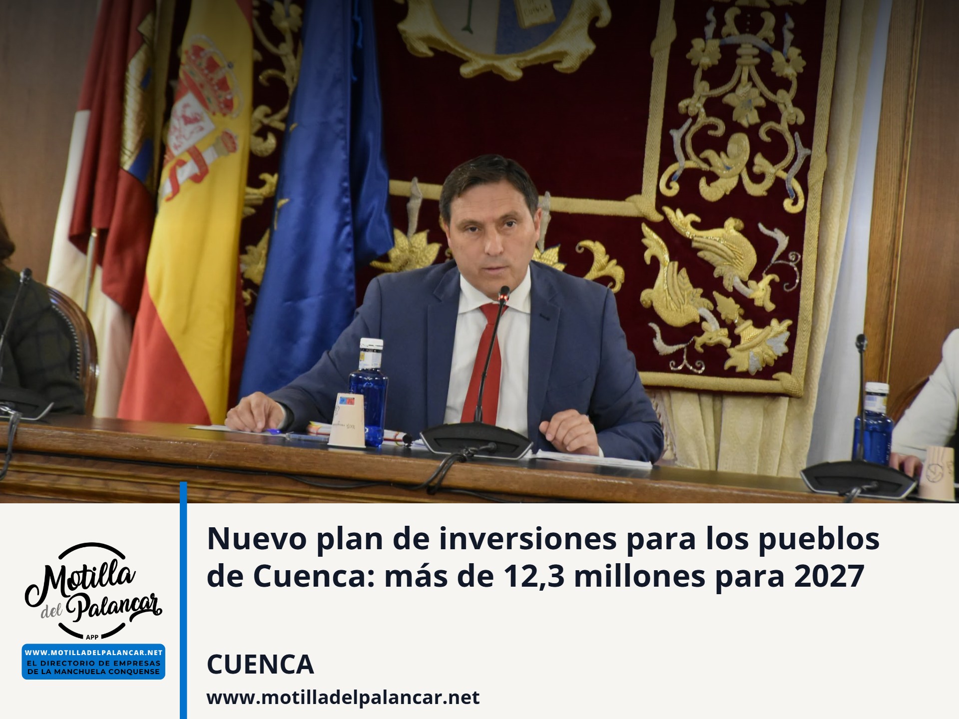 Nuevo plan de inversiones para los pueblos de Cuenca: más de 12,3 millones para 2027